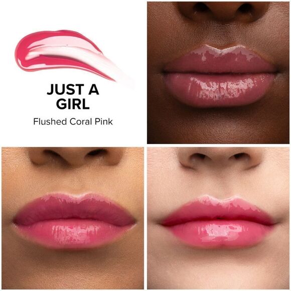 Too Faced Lip Injection Plumping Lip Gloss - Just a Girl (Barbie PINK) - Picture 8 of 13